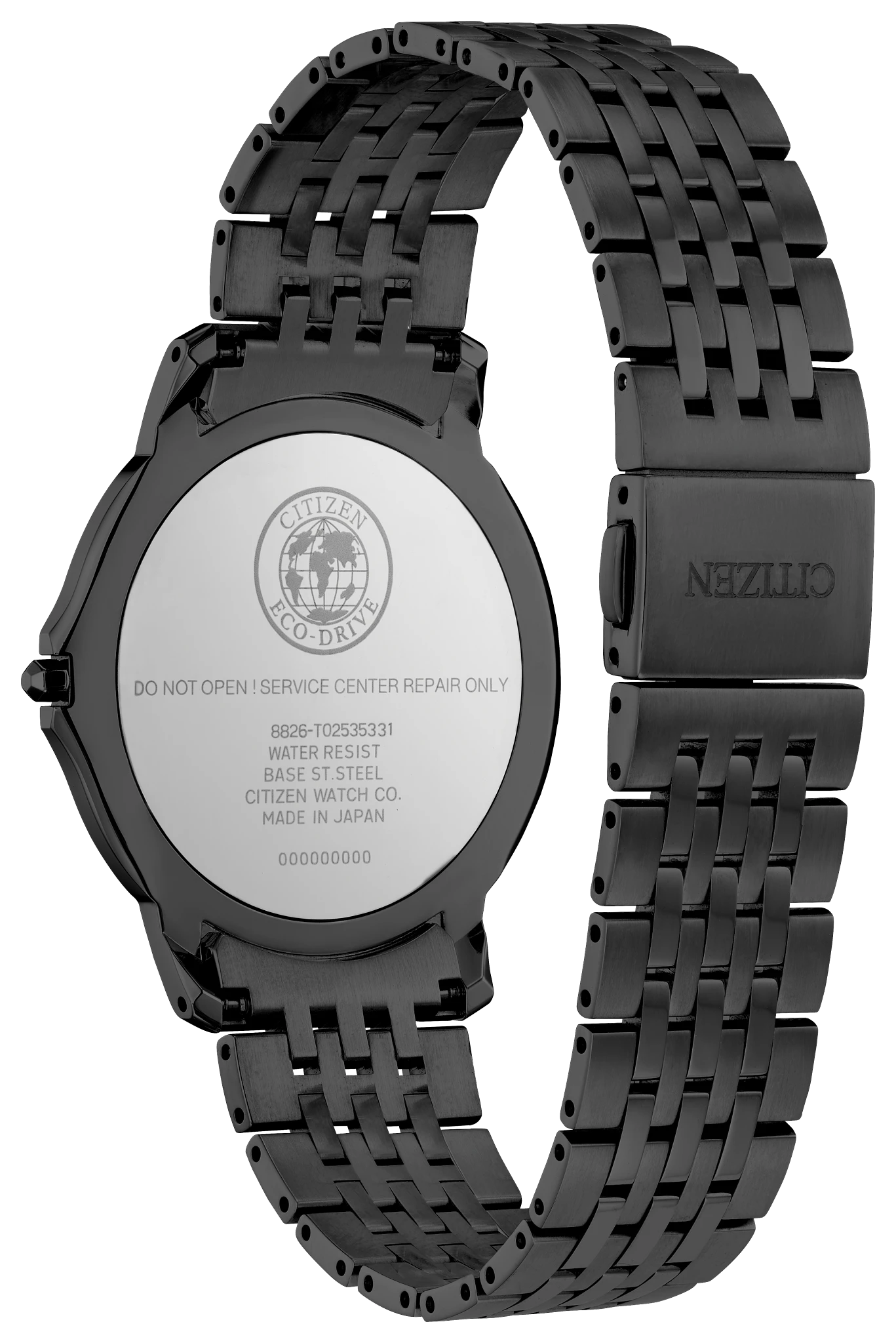 Eco-Drive One Black Dial Stainless Steel Bracelet AR5054-51E | CITIZEN